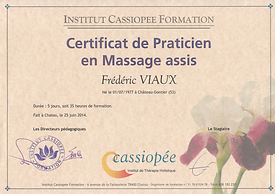 Praticien certifié en massage assis à Paris