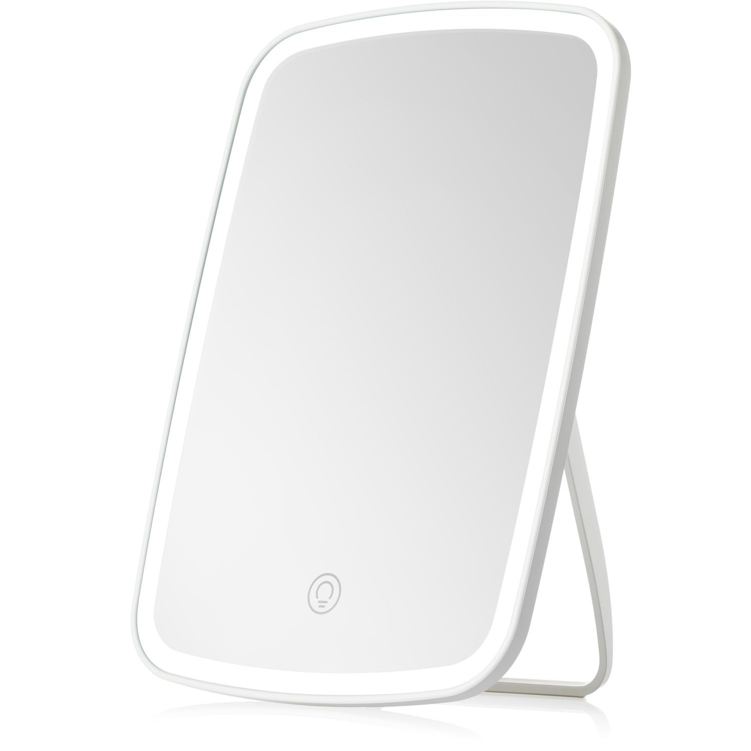 NEZZOE Rechargeable Makeup Mirror with Lights Portable Travel Lighted Vanity Mir