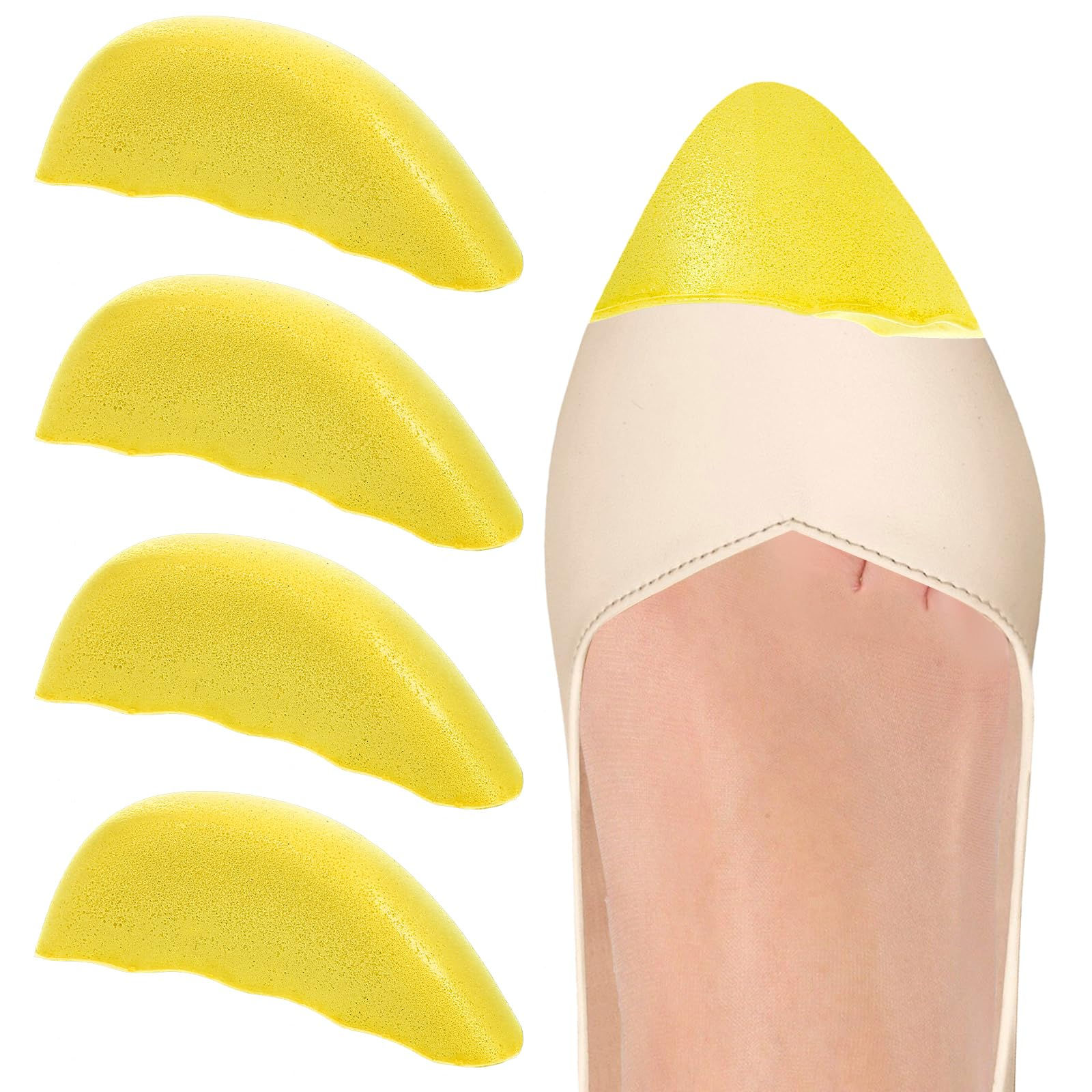 2 Pairs Shoe Filler Inserts for Loose Shoe Shoe Inserts to Make Shoes Smaller To