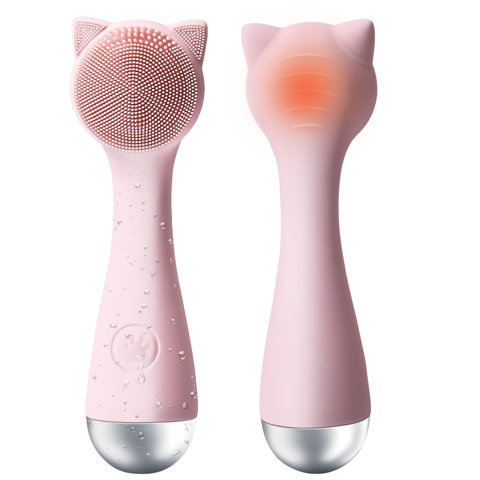 Facial Cleansing Brush Silicone Face Scrubber Exfoliator for Men & Women Electri