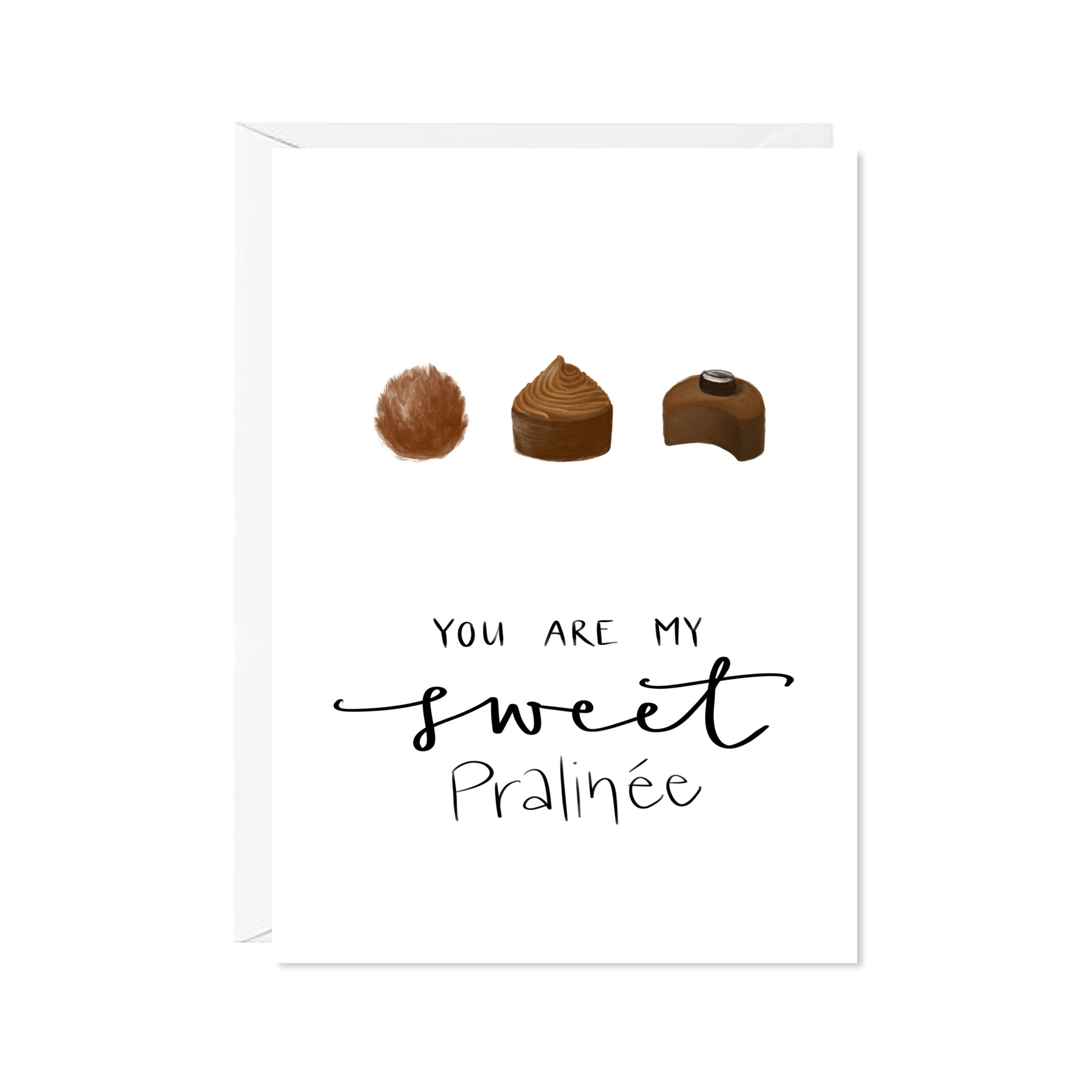karte mini *sweet pralinée*