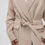 Thumbnail: Back view of the Odesa Cream Wool Coat by WeHeat - timeless design
