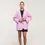 Thumbnail: Front view of Bordeaux Pink Jacket by WeHeat in viscose and cotton