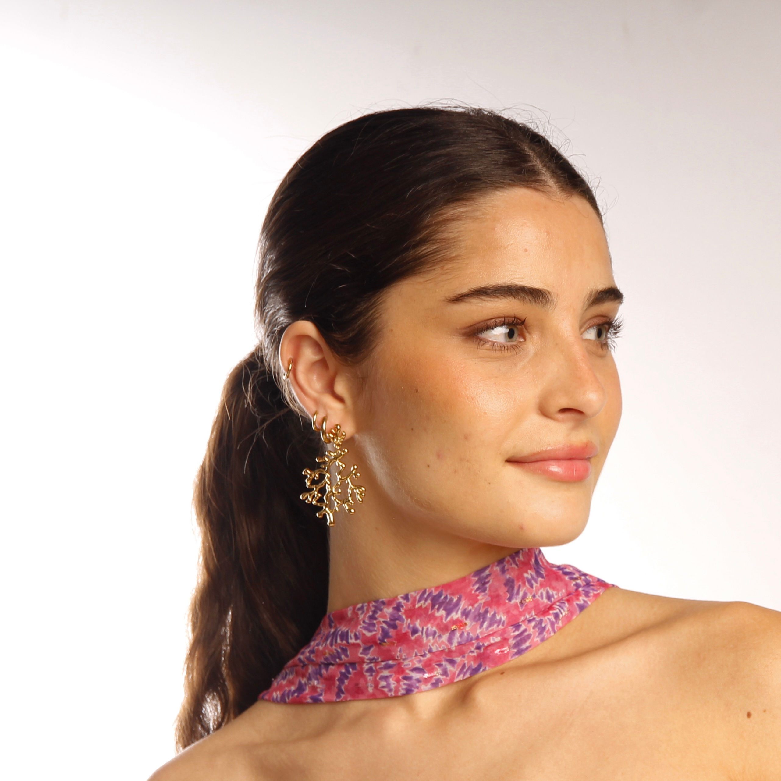 Pendientes Coral 