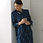 Miniatura: Vestido largo con lazada azul