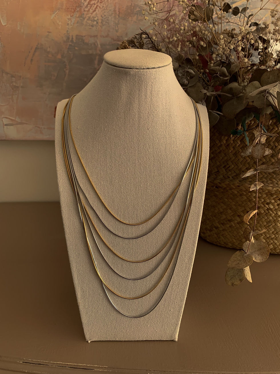 Miniatura: Colgante triple gold
