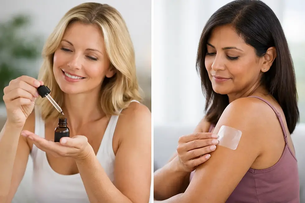 Body identical HRT vs patches