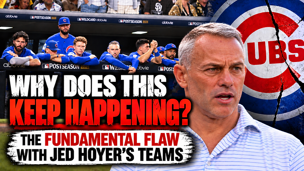 Why Jed Hoyer's Chicago Cubs were built to lose in October | Wild Card Series recap | Manny Randhawa