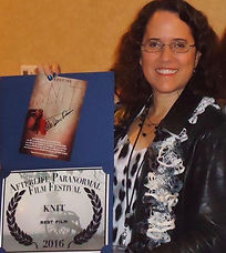 Marti Davis at a film festival.