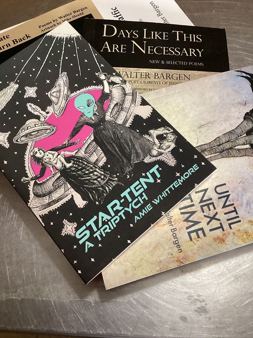 SPOKEN reading series at Cafe Berlin in Columbia, Missouri