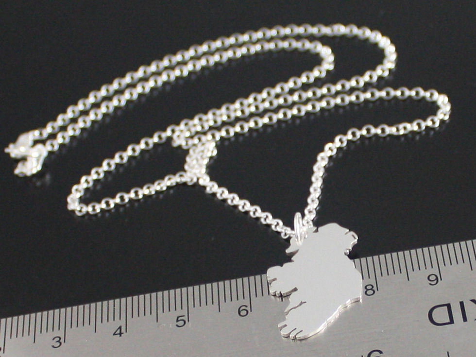 Thumbnail: Ireland Necklace Solid Silver 925