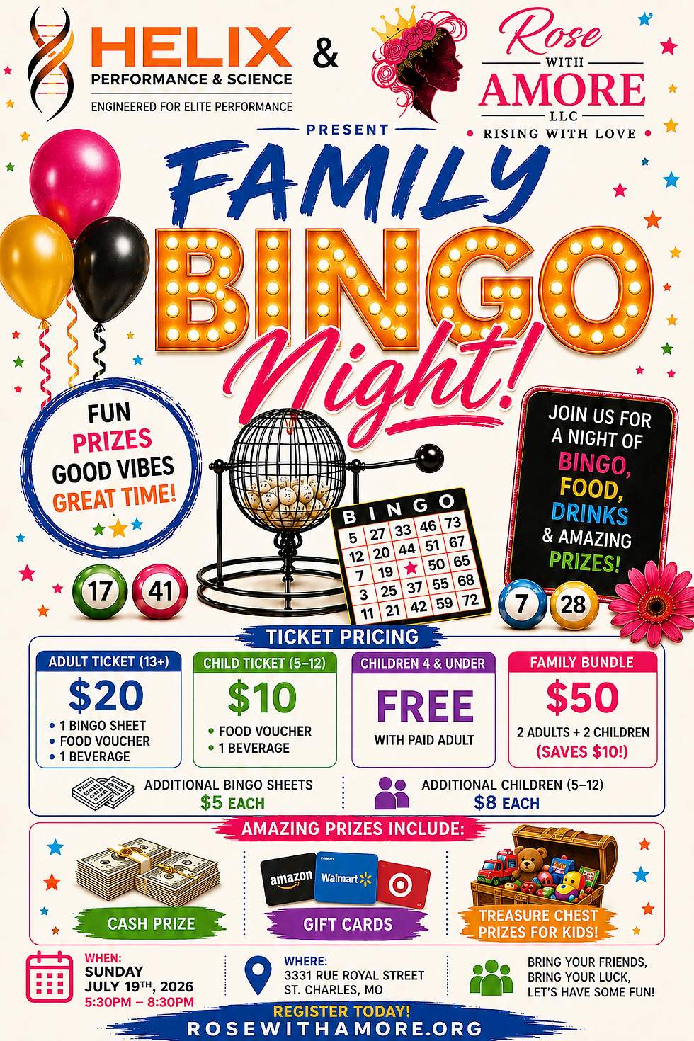 Family Bingo Night