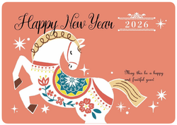 2026年年賀状用イラスト