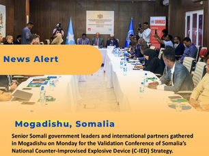 Somalia Launches National Counter-IED Strategy in Mogadishu
