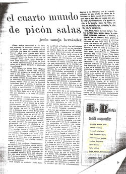 El cuarto Mundo de Picon Salas I