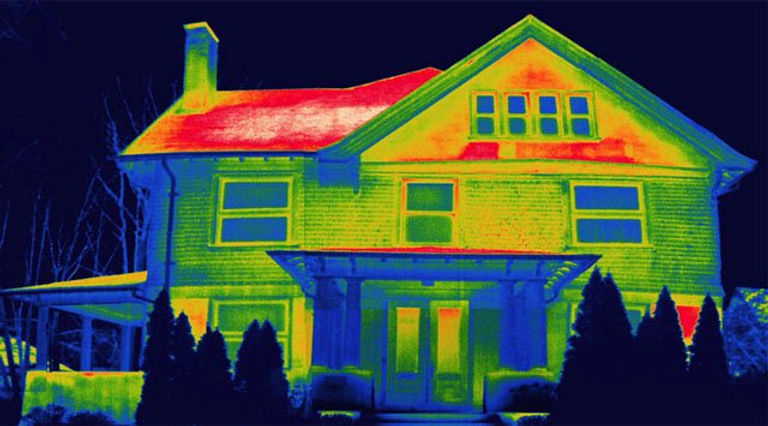 image thermique perte de chaleur
