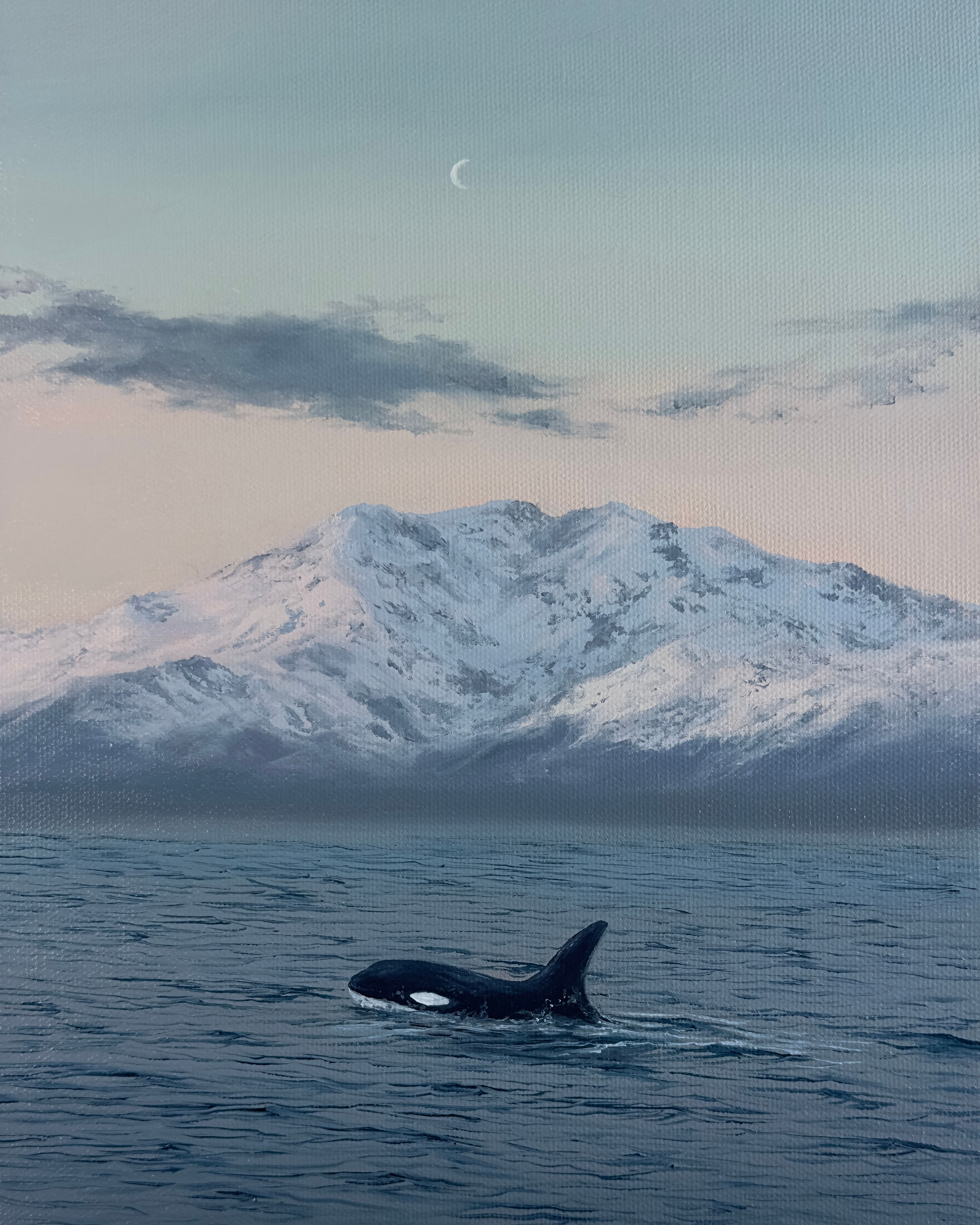 'Songs From The Deep'- 24x30cm Oil Painting