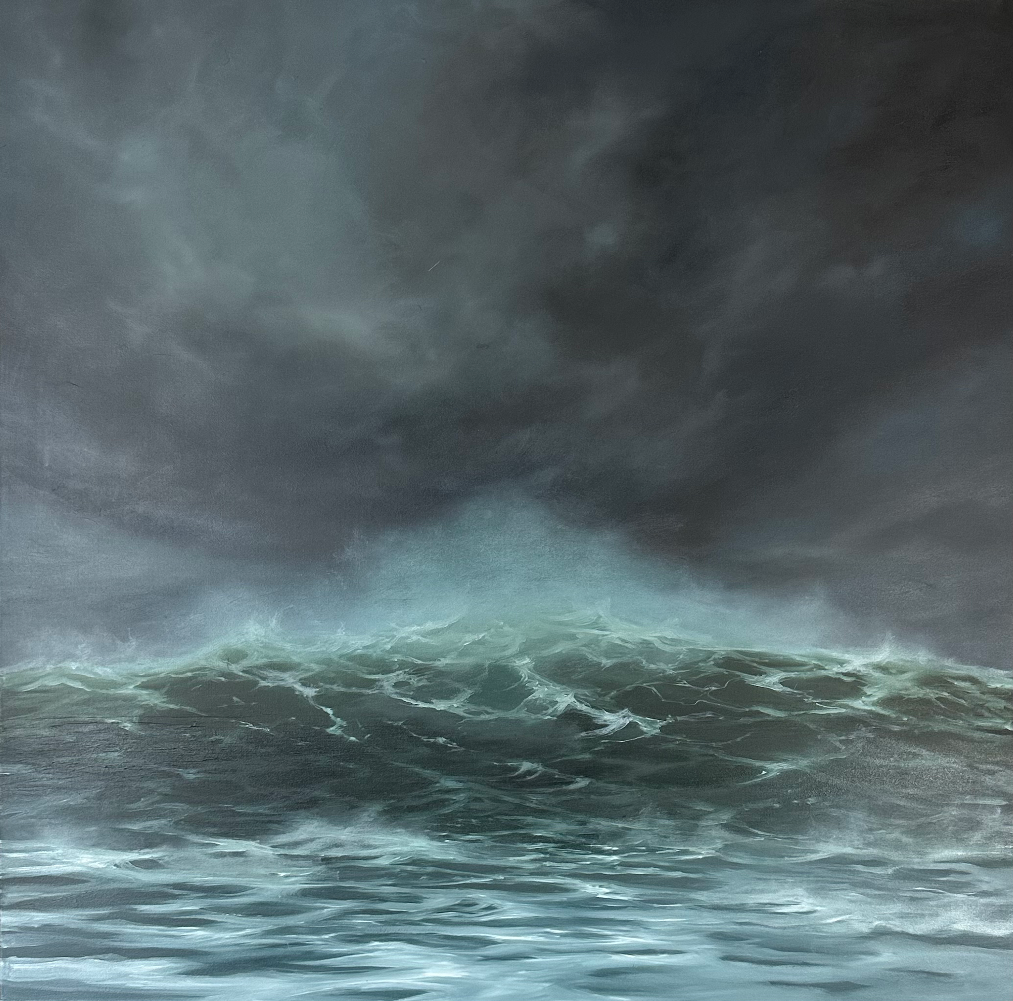 'Mystic Green'-80x80cm Oil Painting (7-10 Day Dispatch)Time)