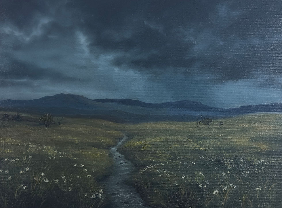 'Waiting For The Storm'- 30x40cm Oil Painting (7-10 Day Dispatch Time)