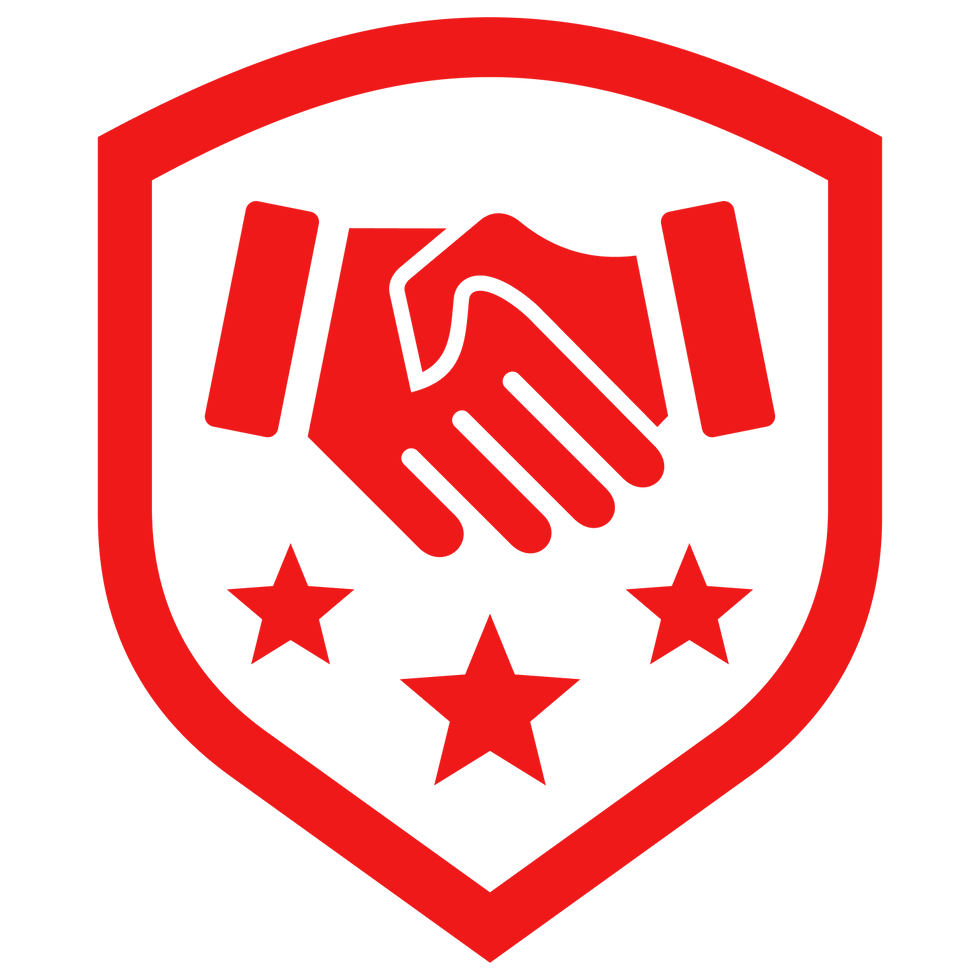 Partnership handshake icon