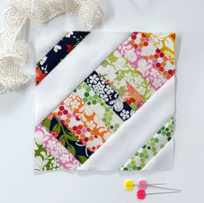 Happy Scrappy X Block: a foundation paper pieced pattern in 3 sizes