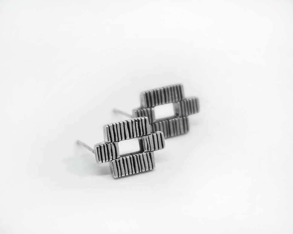 縮圖：L'Héritage | Earring | 十三溝空磚耳環