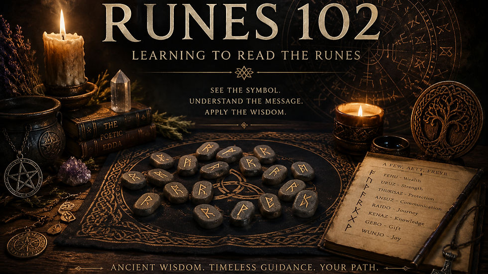 Runes 102:  Reading the Runes w/Dakota