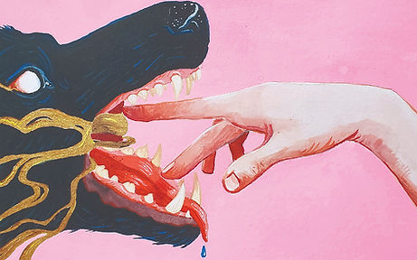 "The Way of Grace" Gouache Painting