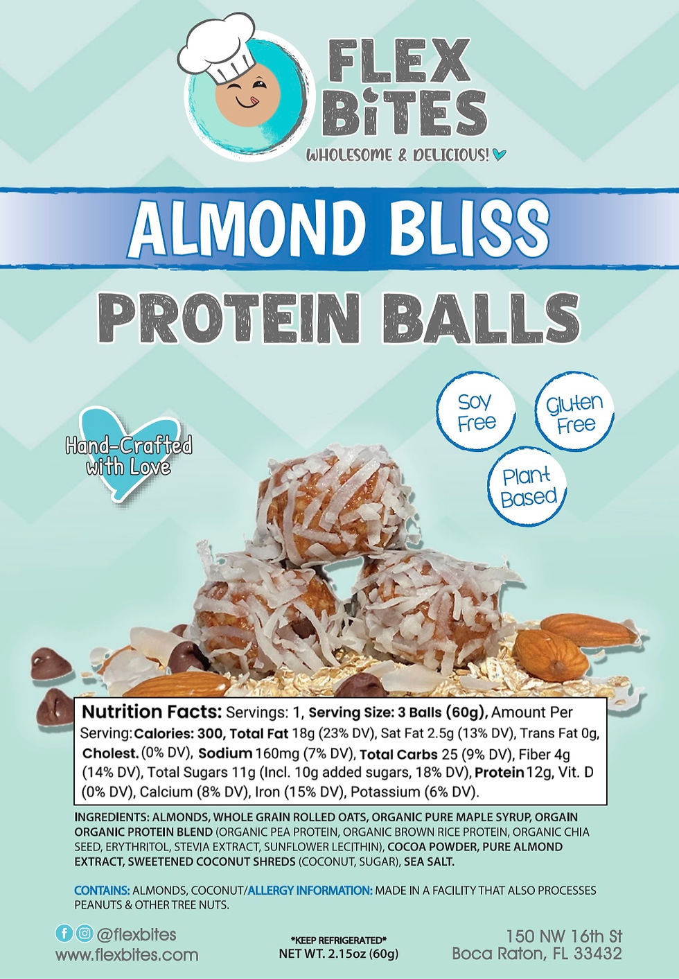 Almond Bliss (3 balls per pouch)—4 Pouches