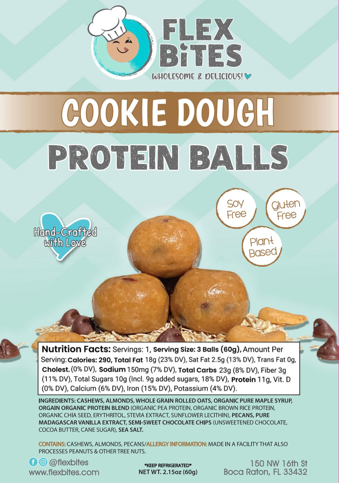 Cookie Dough (3 balls per pouch)—4 Pouches