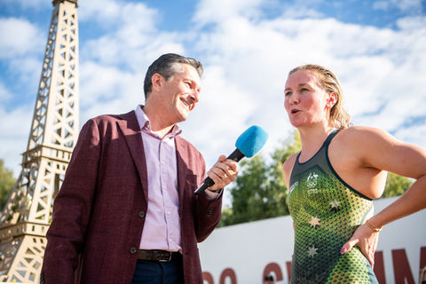 Jonathan Uptin & Ariarne Titmus