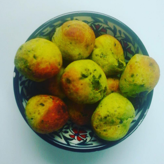 Pão de beijo de abóbora com casca