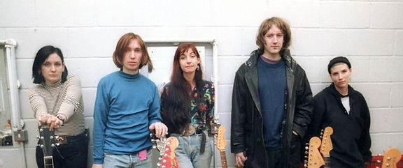 The five person line-up in late 1991. The band hire flautist Anna Quimby who unleashes a torrent of sound.