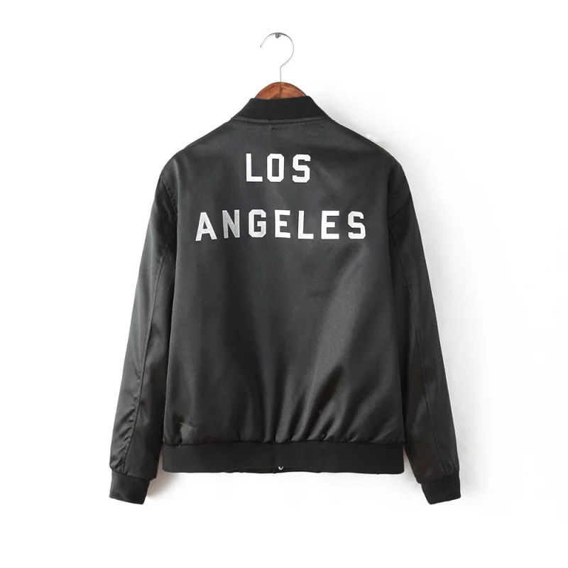 Thumbnail: Europe And American etters printed satin baseball