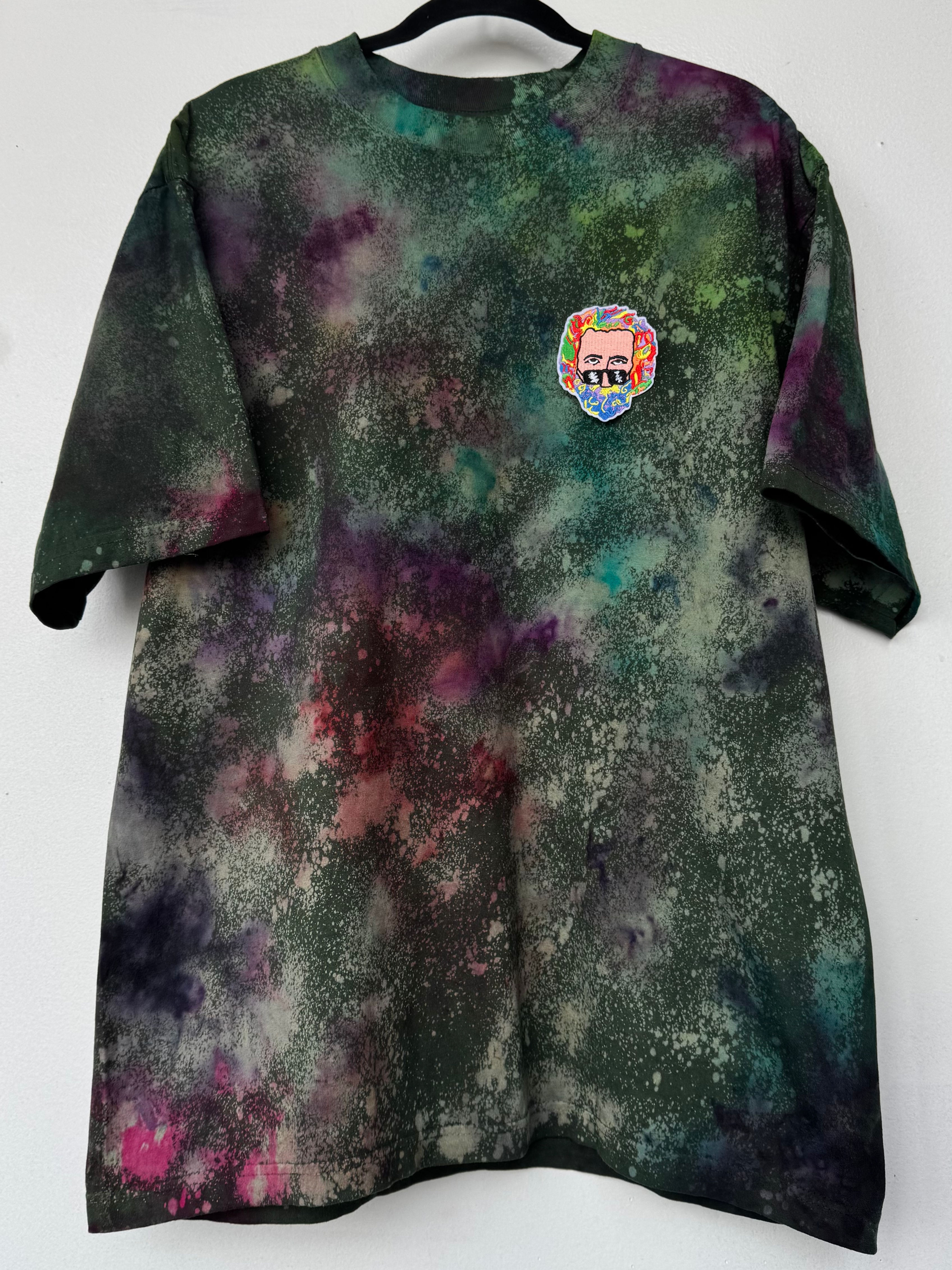 LG Ice Dyed SHAKA WEAR Tee w Jer Patch