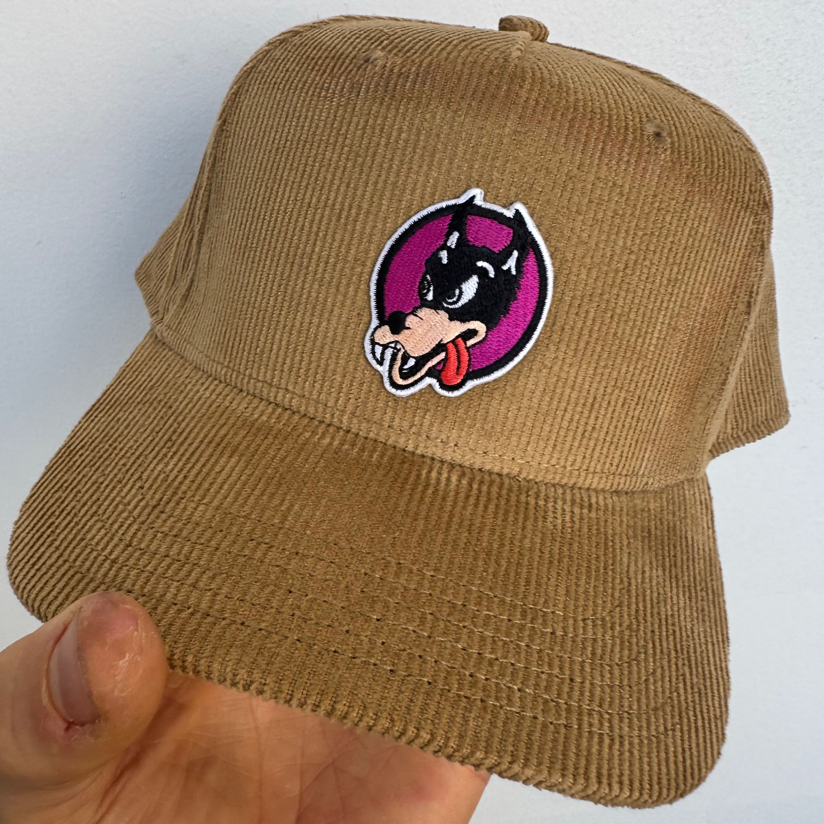 Wolf on Khaki Adjustable Corduroy LEGACY Hat
