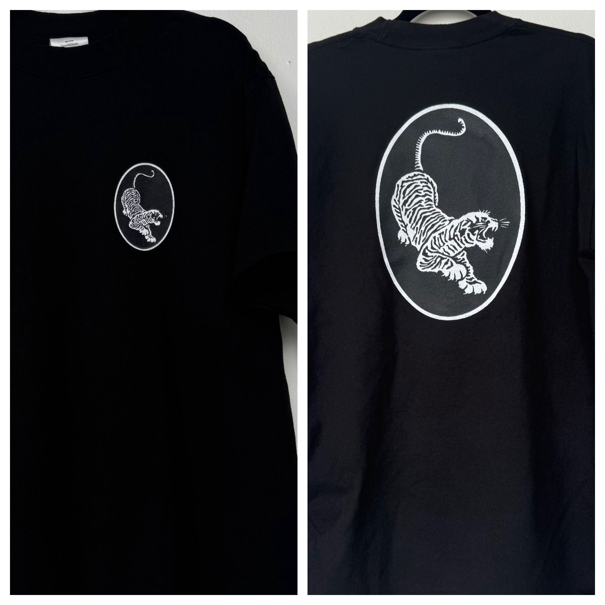 Tiger on Black SHAKA WEAR 100% Cotton