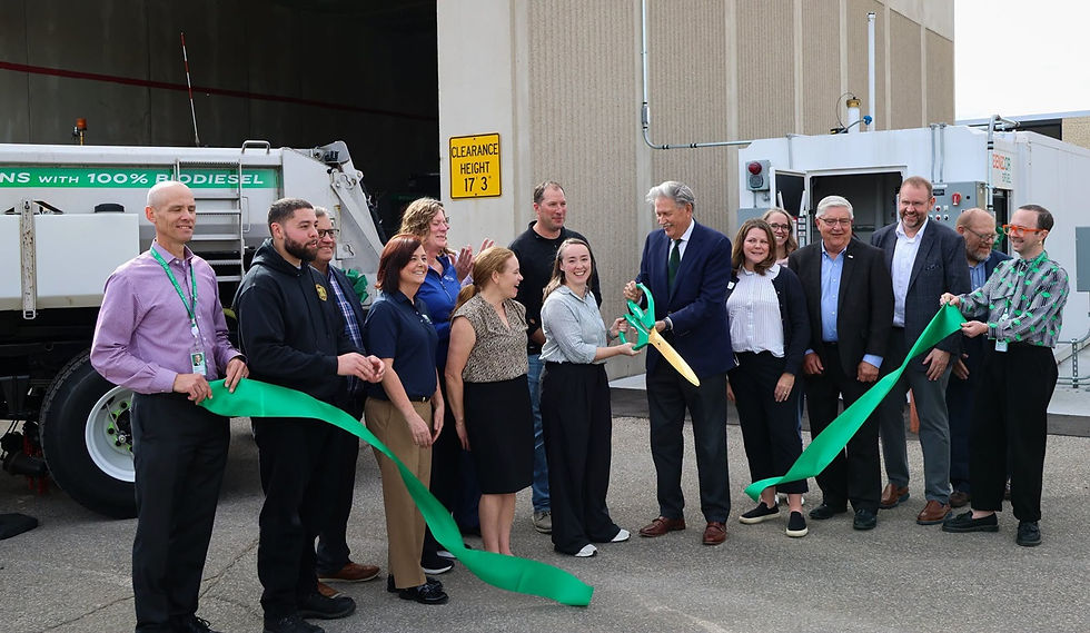 City of Edina, Minnesota, celebrates new 100% biodiesel fueling system, B100 fleet