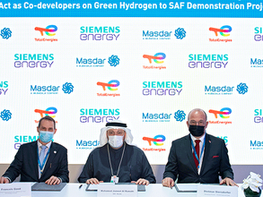 Total Energies joins Masdar, Siemens Energy in green-hydrogen initiative to produce SAF