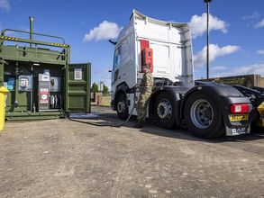 Royal Air Force trials renewable diesel in Support Force squadrons