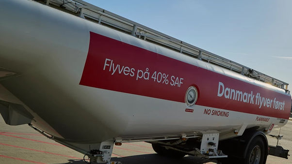 Sustainable aviation fuel from St1 powers daily Danish flights