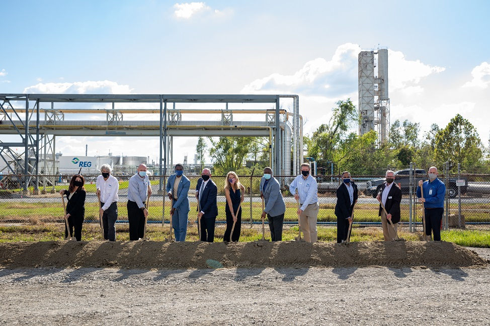 renewable diesel ground breaking REG Geismar