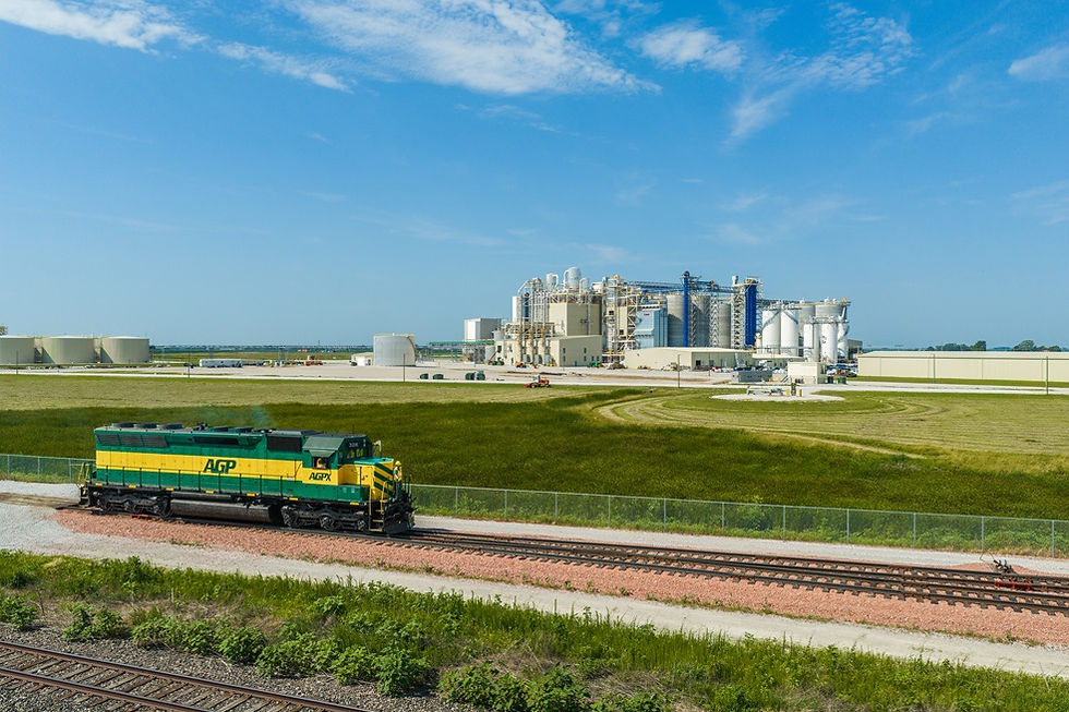 AGP marks historic milestone with 1st-ever US unit-train shipment of soybean oil from David City, Nebraska