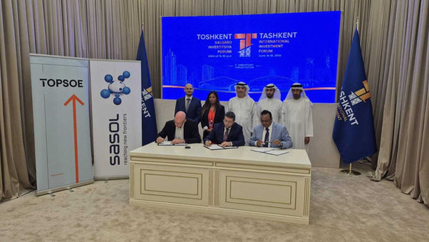 Topsoe, Sasol bring advanced SAF technology to Allied Biofuels’ landmark project in Uzbekistan