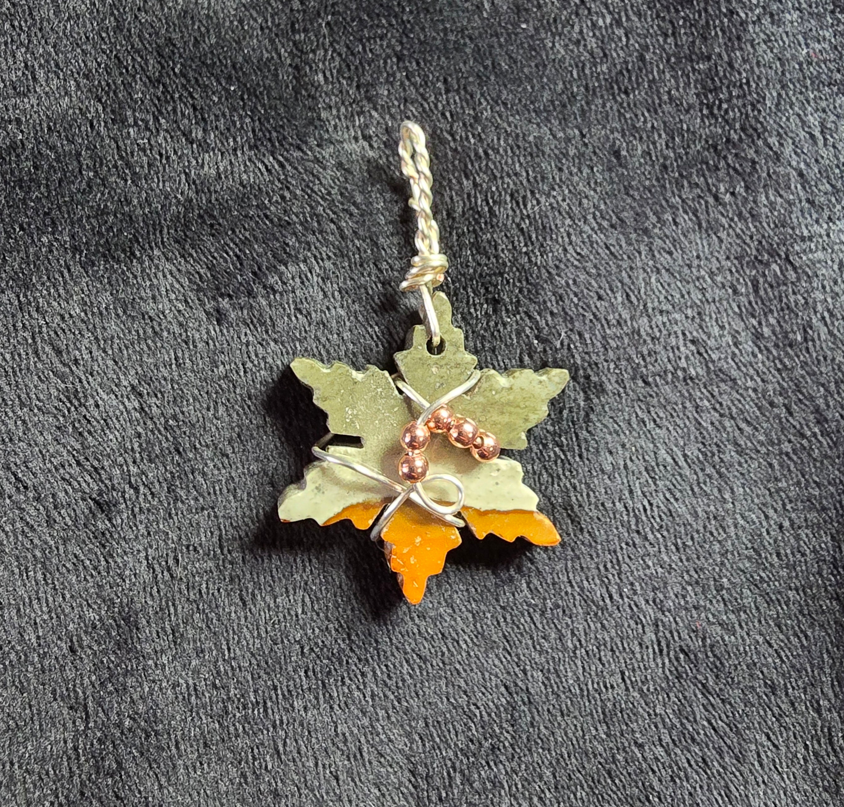 Petrified Wood snowflake/leaf