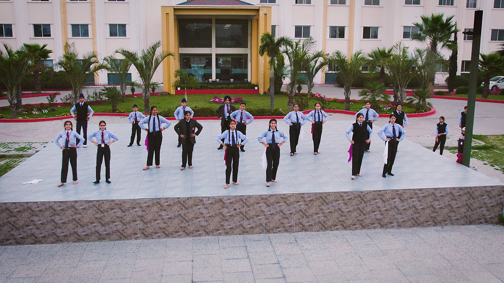 Dance performance at Bharatam World School annual function Khanna
