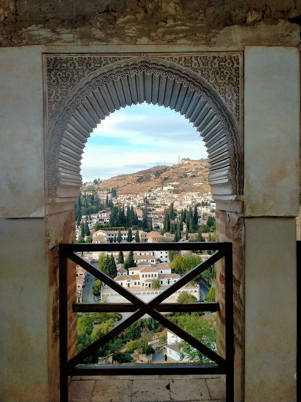 Uma das vistas da famosa Alhambra