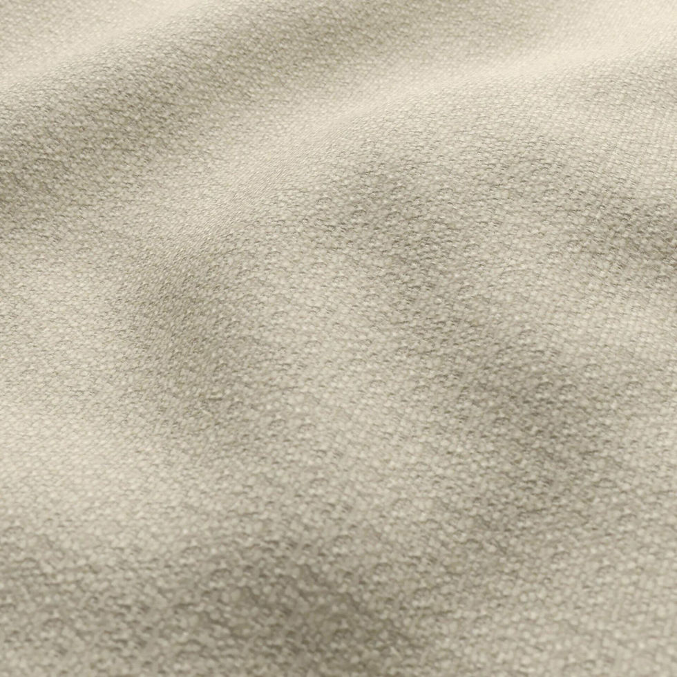 Thumbnail: Close-up of a durable upholstery fabric with a soft, textured chenille weave, suitable for high-traffic furniture.