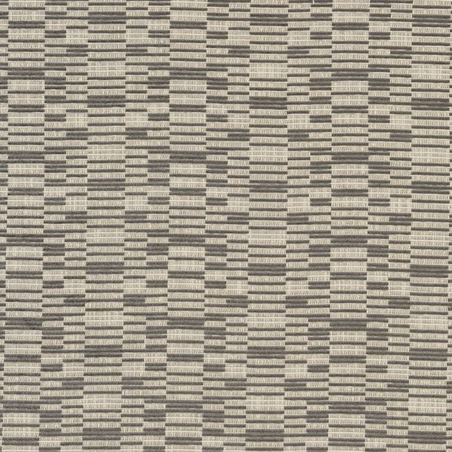 Thumbnail: Chenille upholstery fabric with a contemporary broken stripe design and textured weave, finished with Crypton Home technology