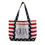 Thumbnail: Americana Beach Tote with Initals